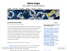 Tablet Screenshot of dianamaps.com